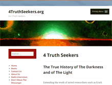 Tablet Screenshot of 4truthseekers.org